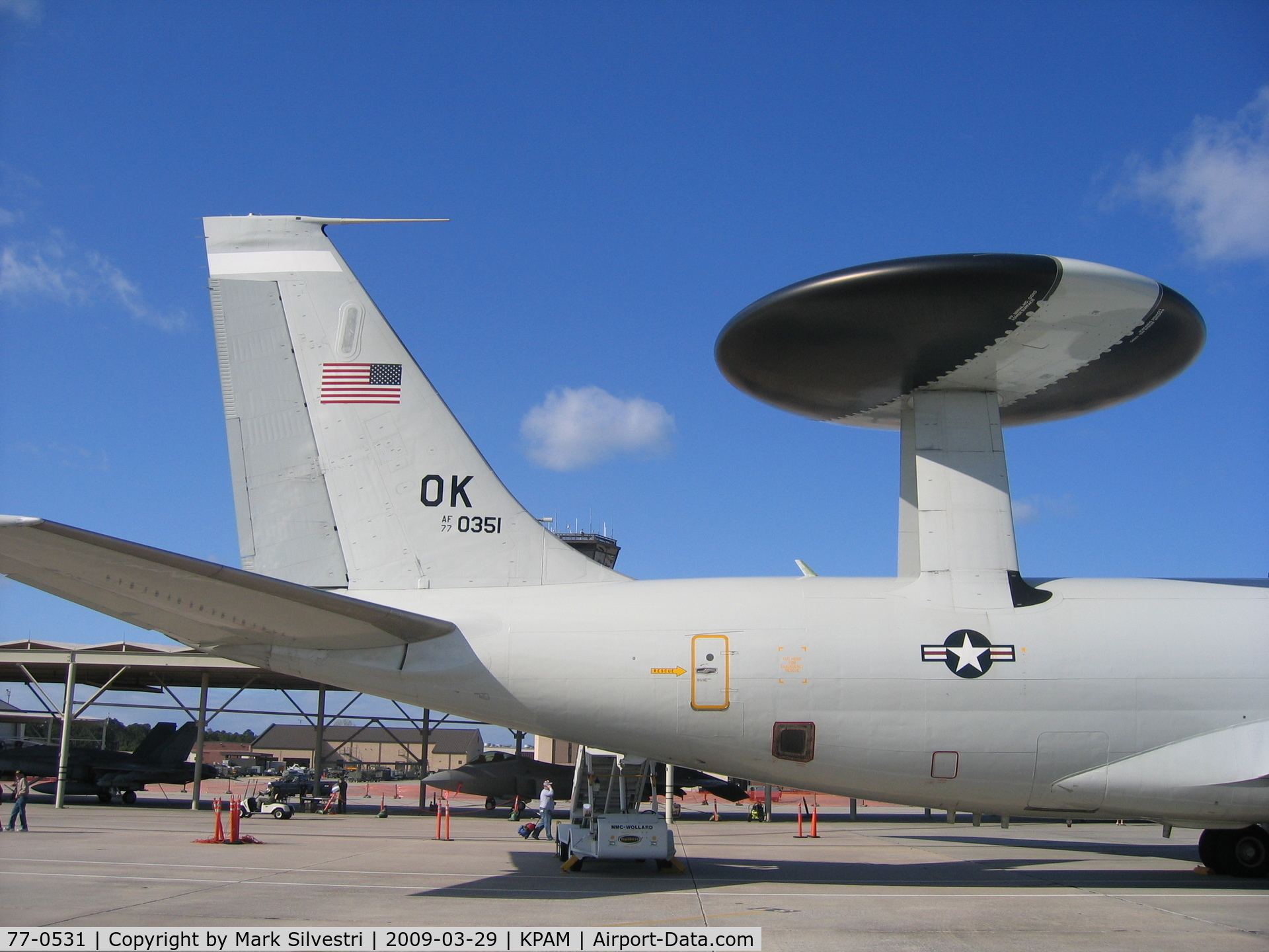 77-0531, Boeing E-3C Sentry C/N 77-0531, 2009 Tyndall AFB Airshow