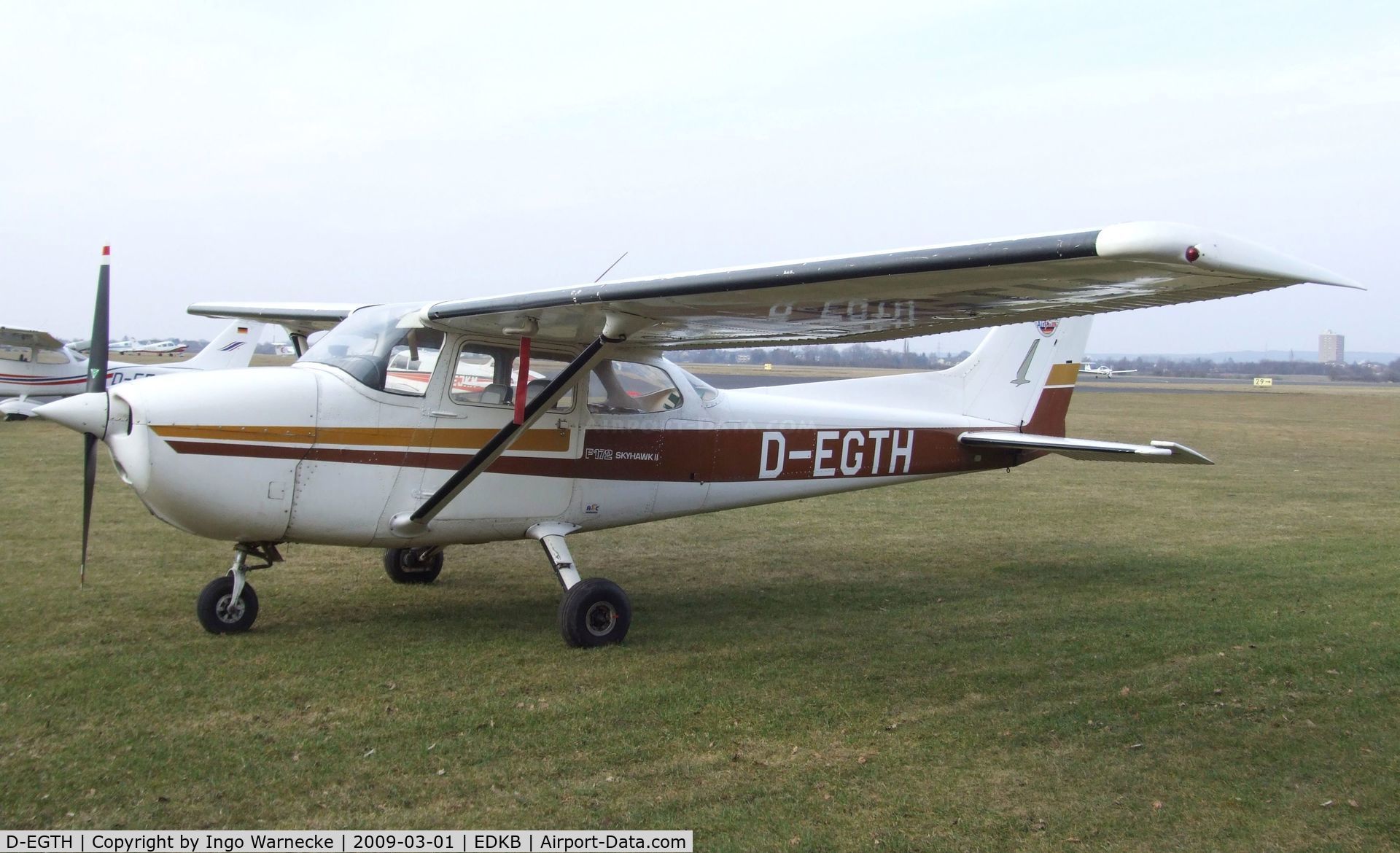 D-EGTH, Reims F172N II Skyhawk C/N 1516, Cessna (Reims) F172N Skyhawk II at Bonn-Hangelar airfield