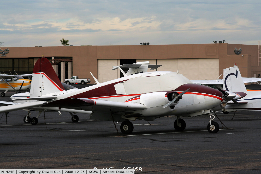 N1424P, Piper PA-23 C/N 23480, Glendale