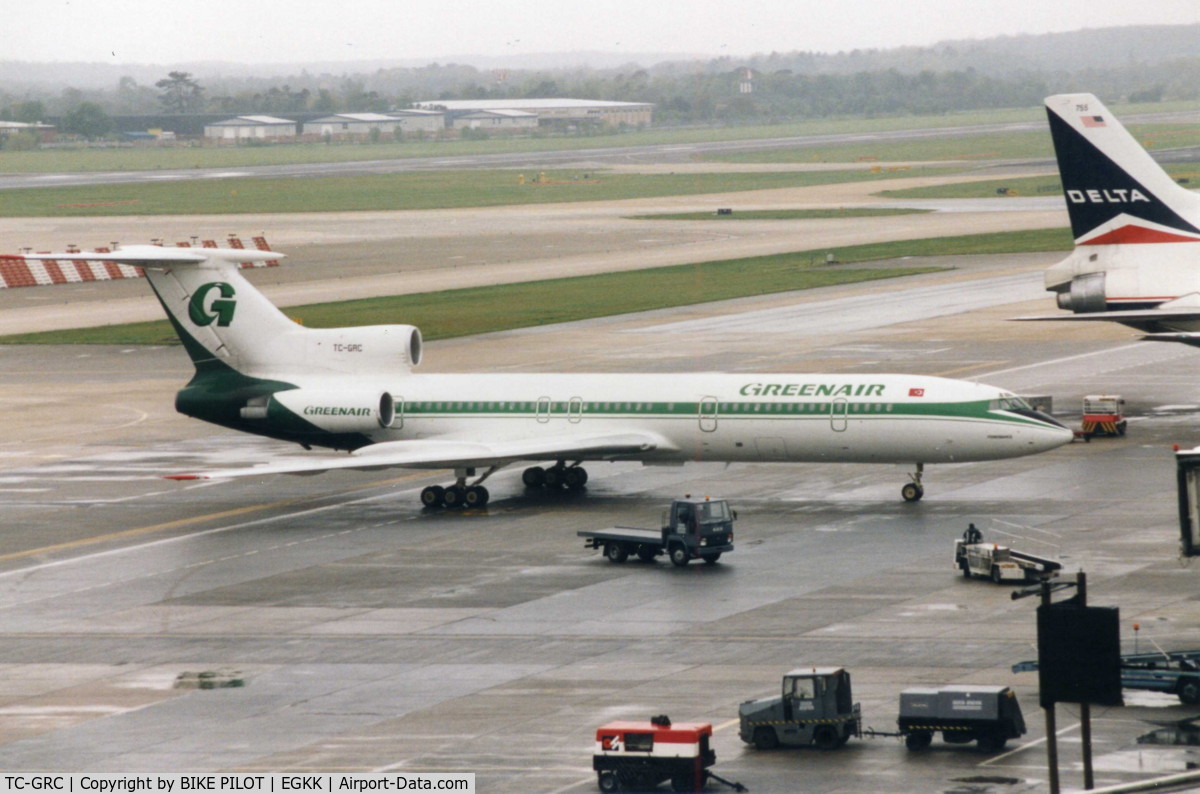 TC-GRC, 1990 Tupolev Tu-154M C/N 90A834, GREENAIR TUPOLEV TU-154M