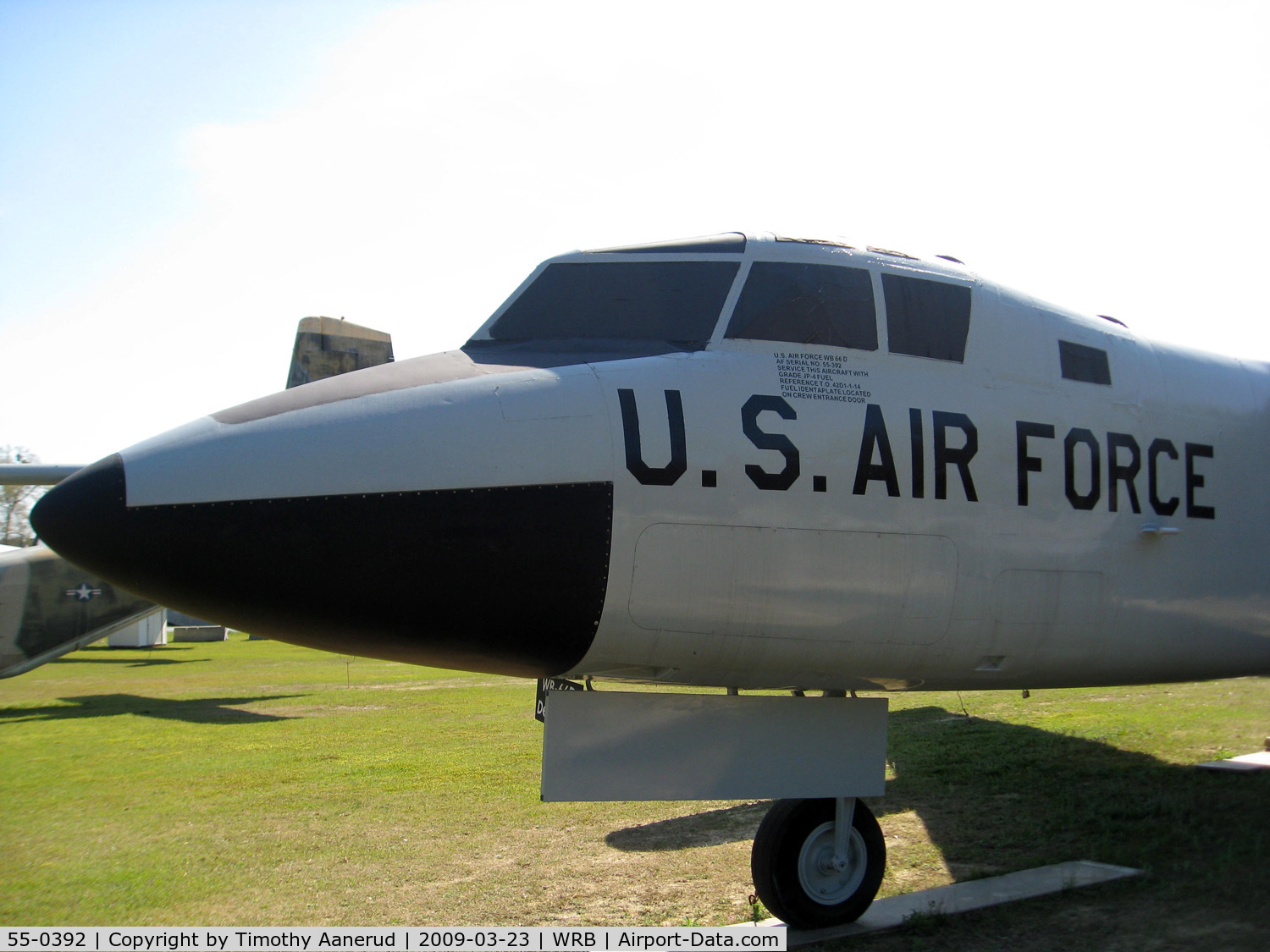 55-0392, 1955 Douglas WB-66D Destroyer C/N 45024, Museum of Aviation, Robins AFB