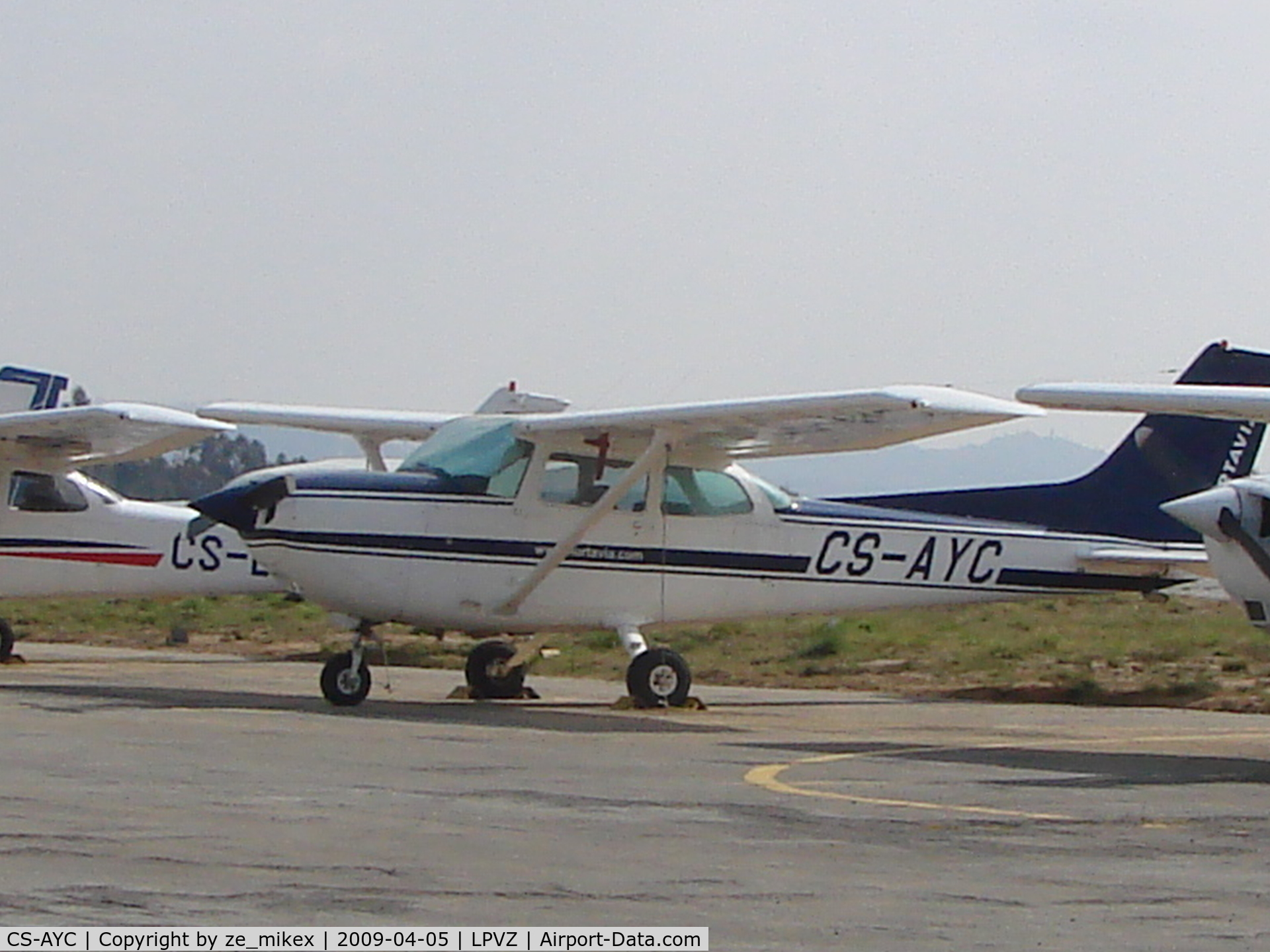 CS-AYC, Reims FR172K Hawk XP C/N 3056, Cessna 172 from Nortavia company at Maia, vilar de Luz, Portugal