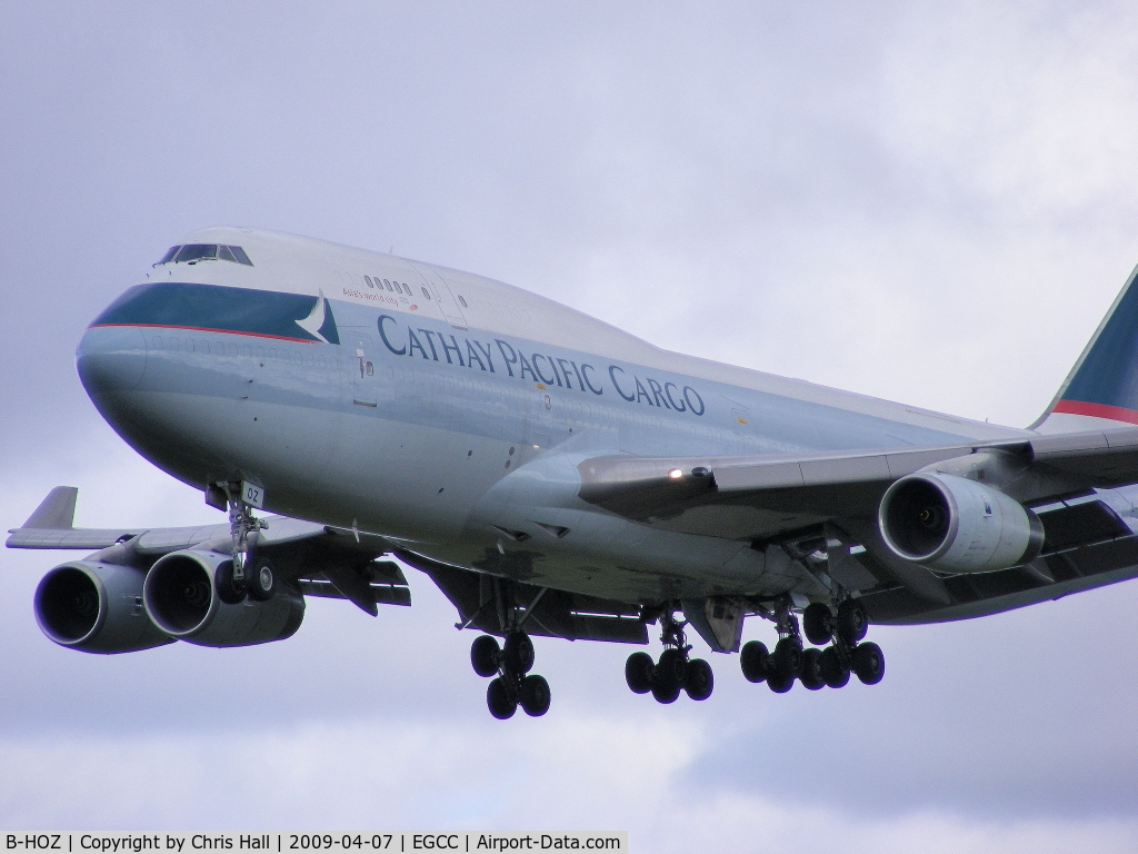 B-HOZ, 1992 Boeing 747-467/BCF C/N 25871, Cathay Pacific Cargo