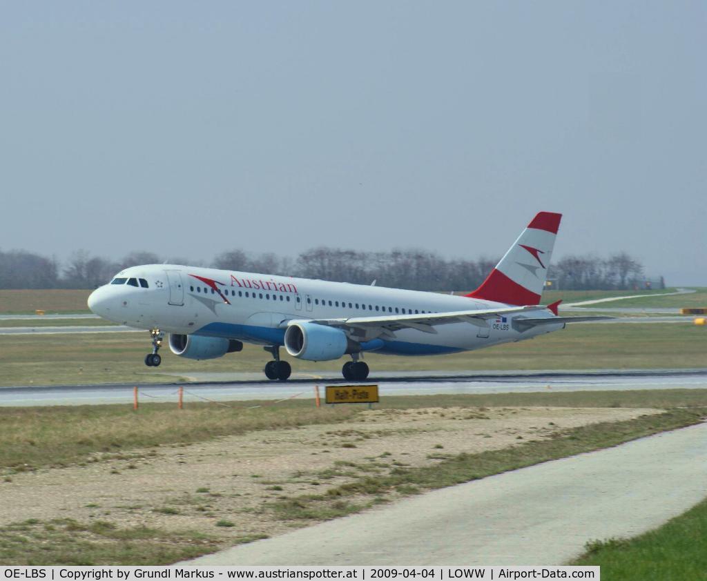 OE-LBS, 2000 Airbus A320-214 C/N 1189, Austrian Airlines