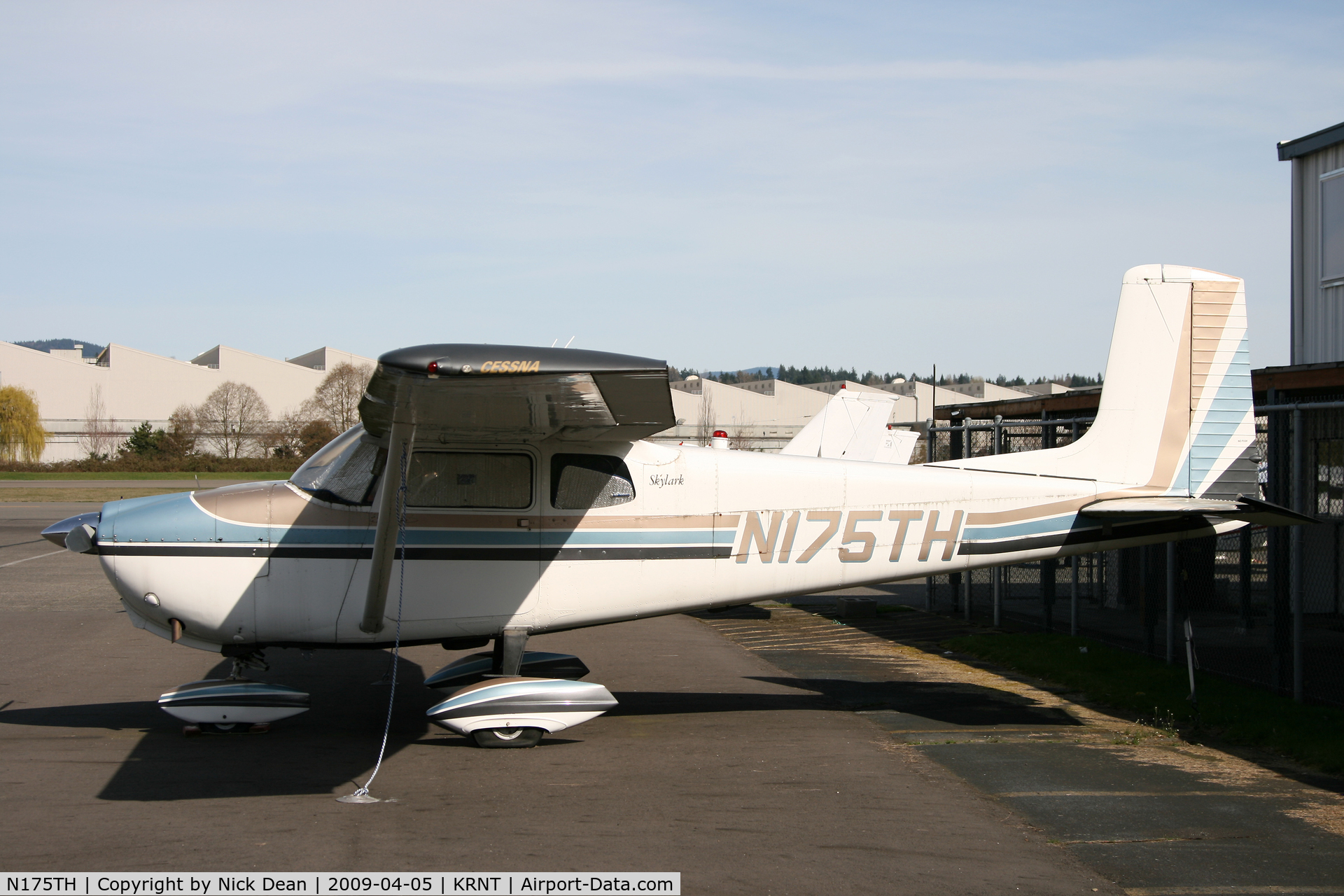 N175TH, 1960 Cessna 175 Skylark C/N 56237, KRNT