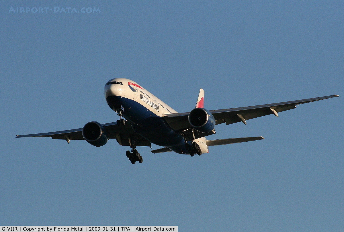 G-VIIR, 1999 Boeing 777-236 C/N 29322, British Airways 777-200