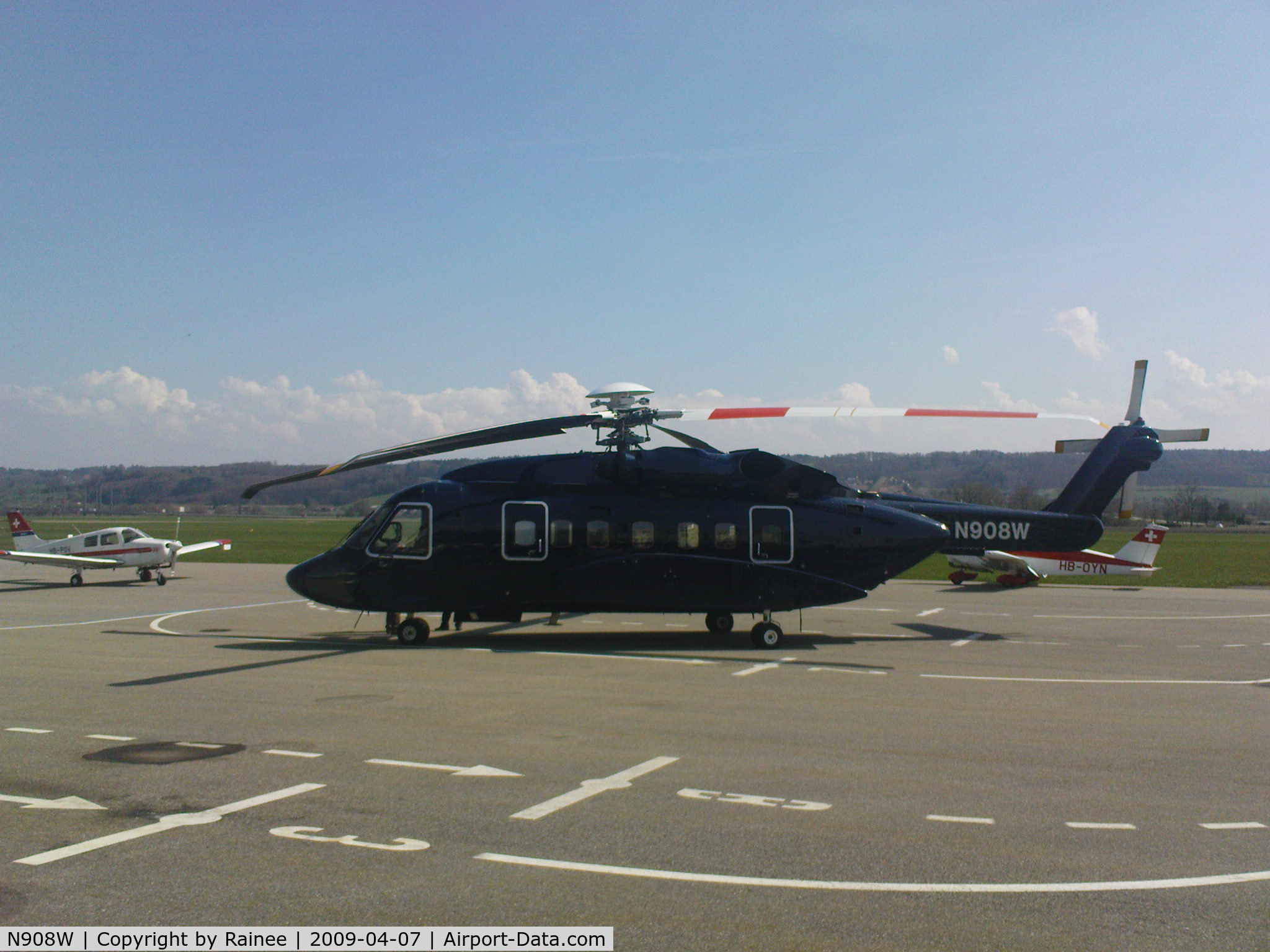 N908W, 2004 Sikorsky S-92A C/N 920007, Airport Grenchen Switzerland