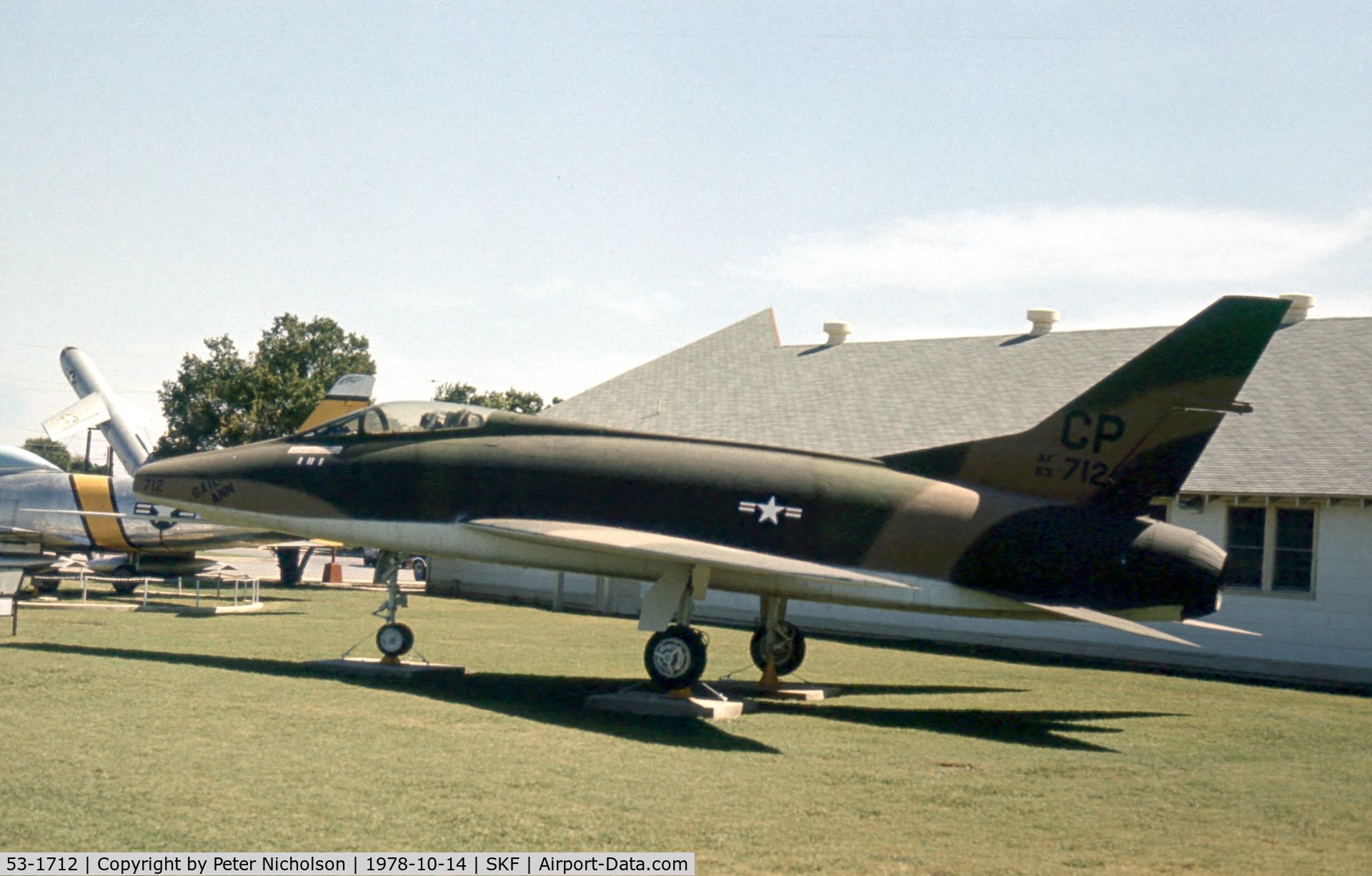 53-1712, 1955 North American F-100C Super Sabre C/N 214-4, This F-100C named 