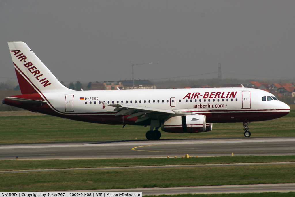 D-ABGD, 2004 Airbus A319-132 C/N 2335, Air Berlin Airbus A319-132