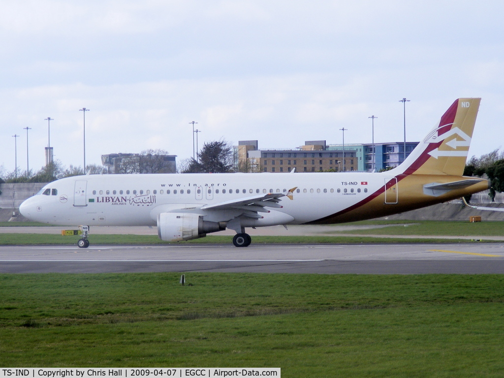 TS-IND, 1992 Airbus A320-212 C/N 348, Libyan Airlines