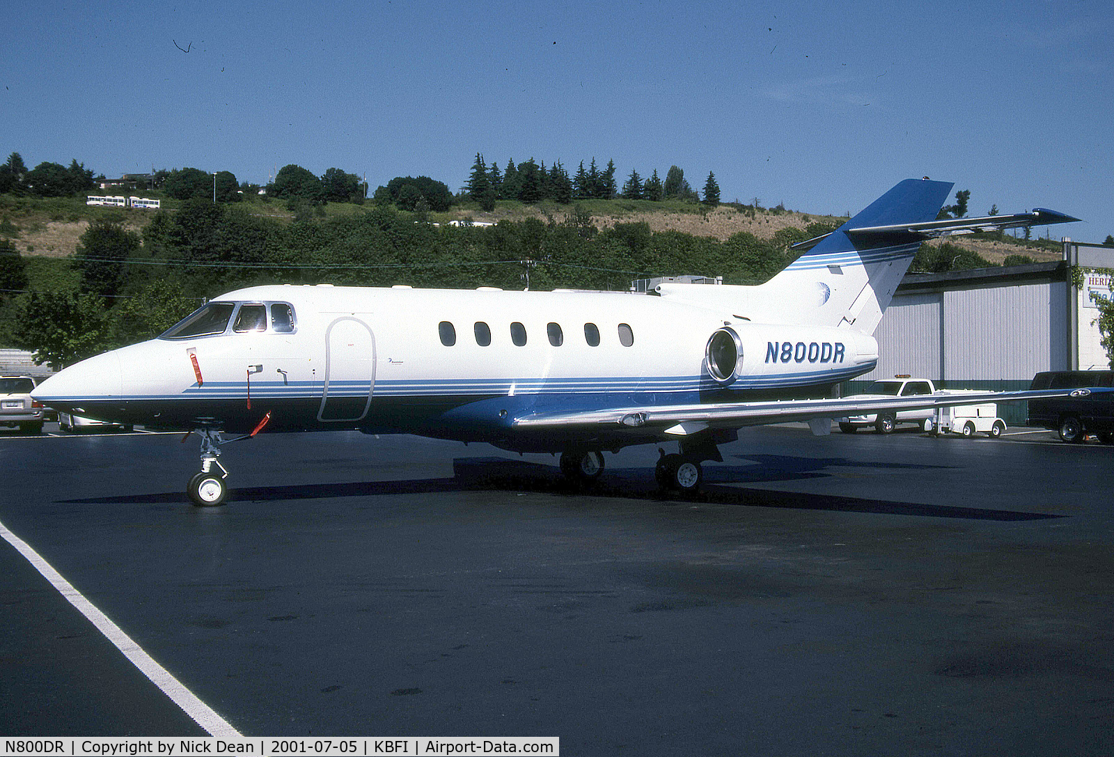 N800DR, 2000 Raytheon Hawker 800XP C/N 258478, KBFI