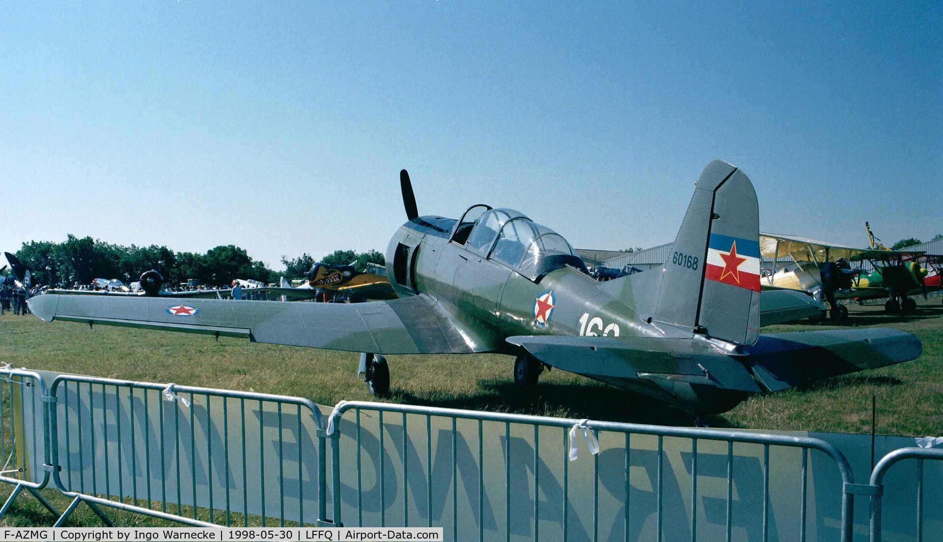 F-AZMG, Soko 522 C/N 60168, SOKO 522 at the Meeting Aerien 1998, La-Ferte-Alais, Cerny