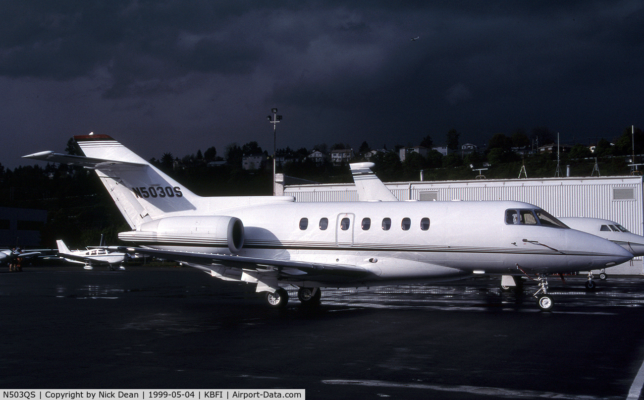 N503QS, 1990 British Aerospace BAe.125-1000B C/N 259003, KBFI