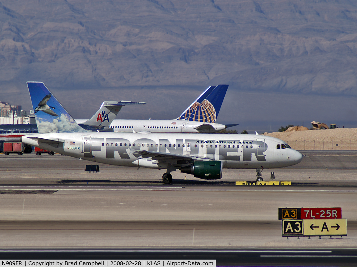N909FR, 2002 Airbus A319-111 C/N 1761, Frontier Airlines - 'Lucy - Canada Goose' (Retired) / 2002 Airbus A319-111