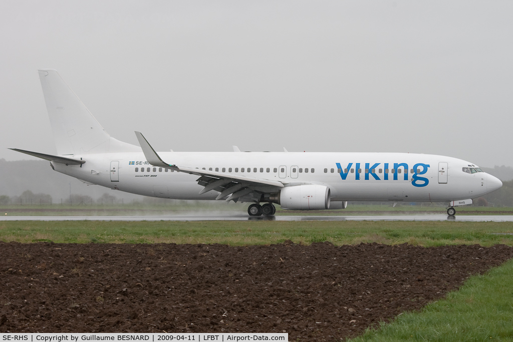 SE-RHS, 2000 Boeing 737-86N C/N 28617, Exclusive Airport-data, first picture of Viking new scheme !