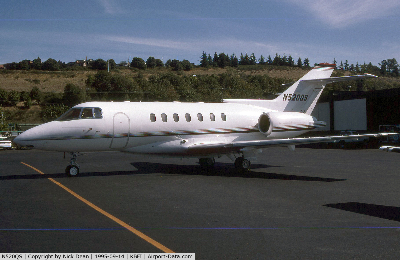 N520QS, 1992 British Aerospace BAE125 HAWKER 1000A C/N 259020, KBFI