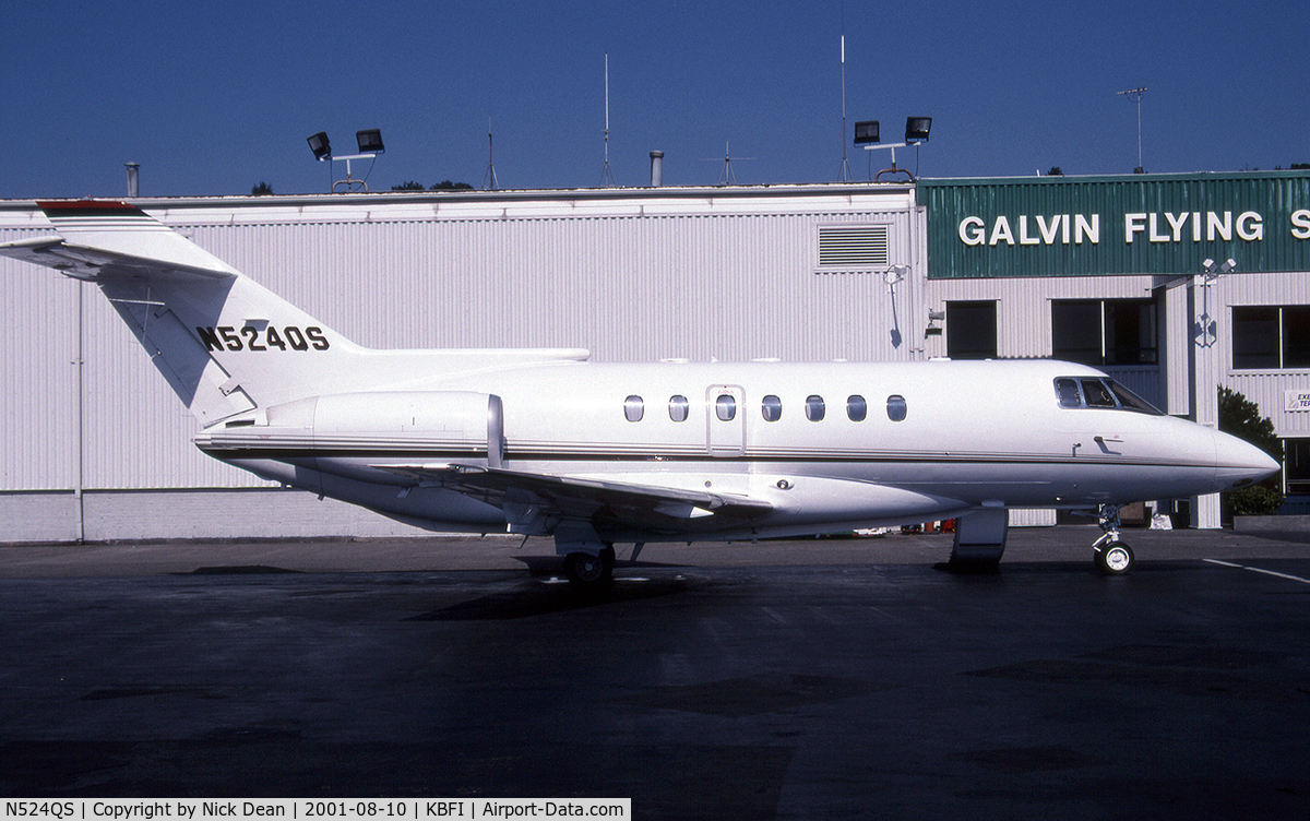 N524QS, 1992 British Aerospace BAe.125-1000A C/N 259024, KBFI