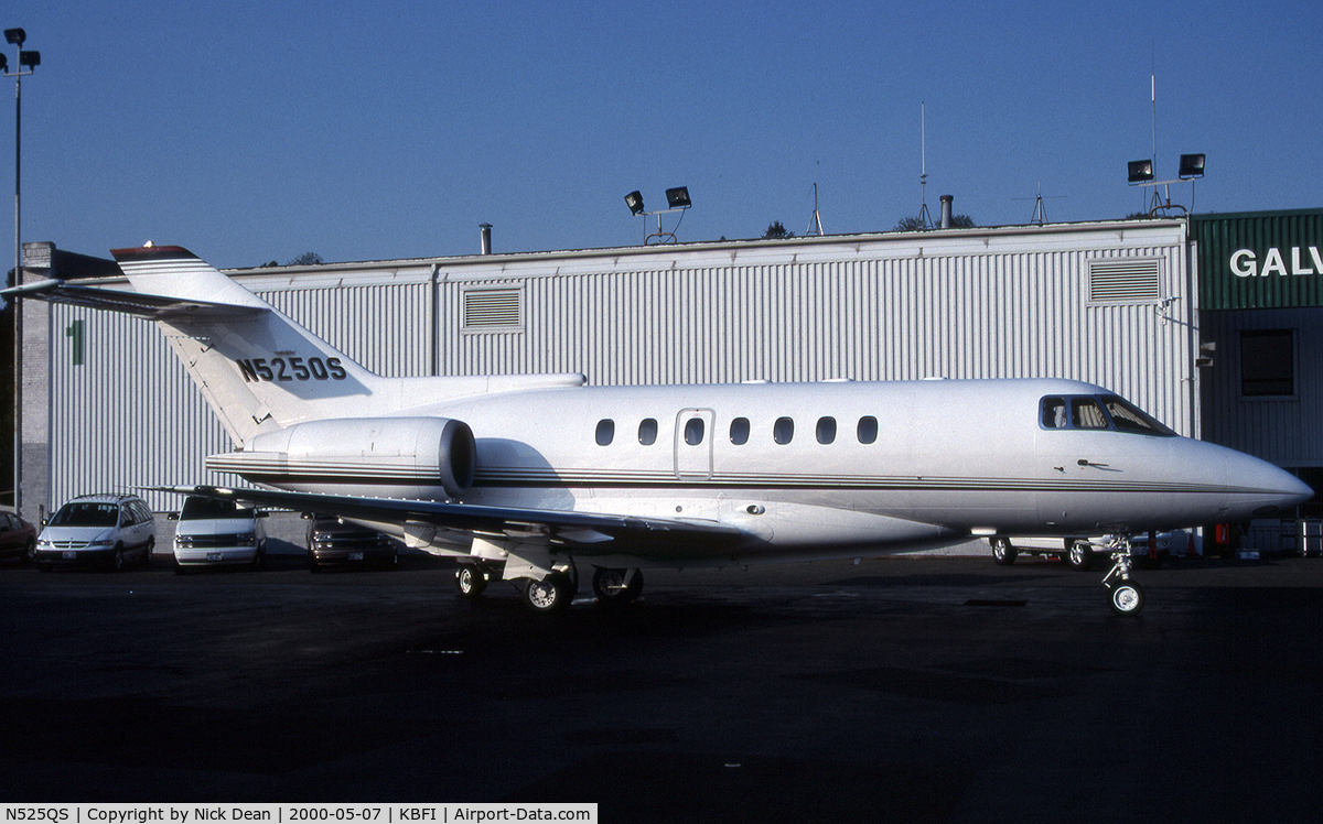 N525QS, 1992 British Aerospace BAE125 HAWKER 1000A C/N 259025, KBFI