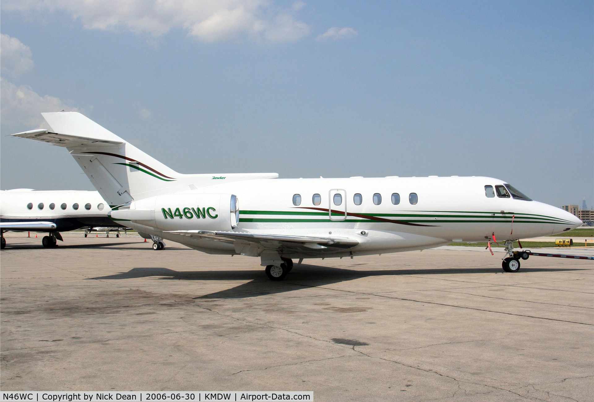 N46WC, 1992 British Aerospace BAe.125-1000B C/N 259028, KMDW