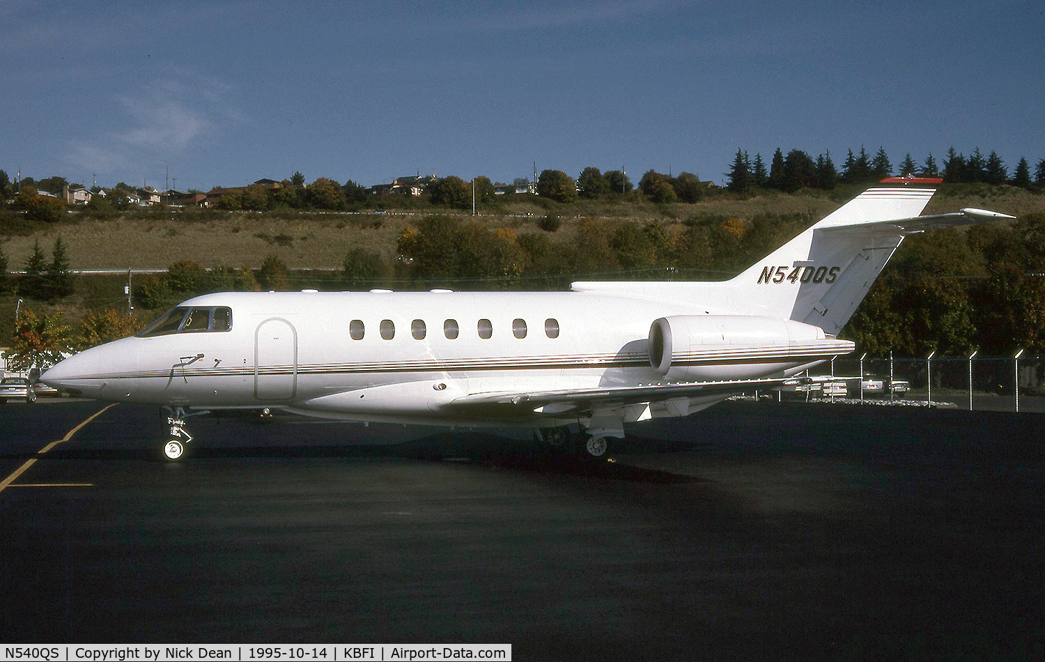 N540QS, 1993 British Aerospace BAE125 HAWKER 1000A C/N 259040, KBFI