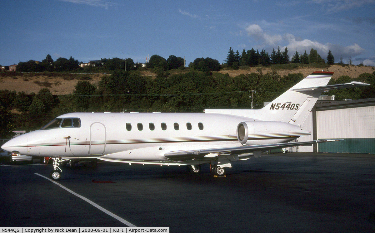 N544QS, 1993 British Aerospace BAE125 HAWKER 1000A C/N 259044, KBFI