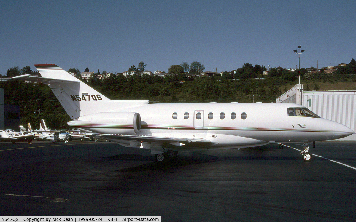 N547QS, 1994 British Aerospace BAE125 HAWKER 1000A C/N 259047, KBFI