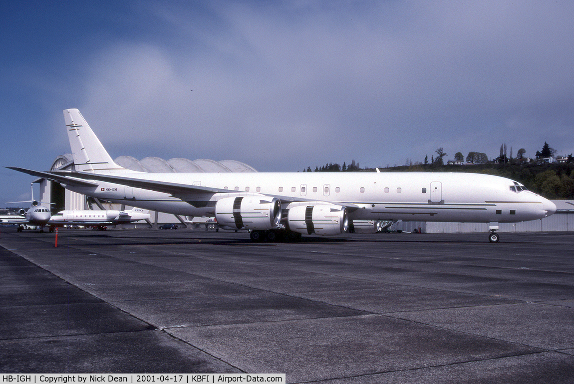 HB-IGH, 1969 Douglas DC-8-72 C/N 46067, KBFI