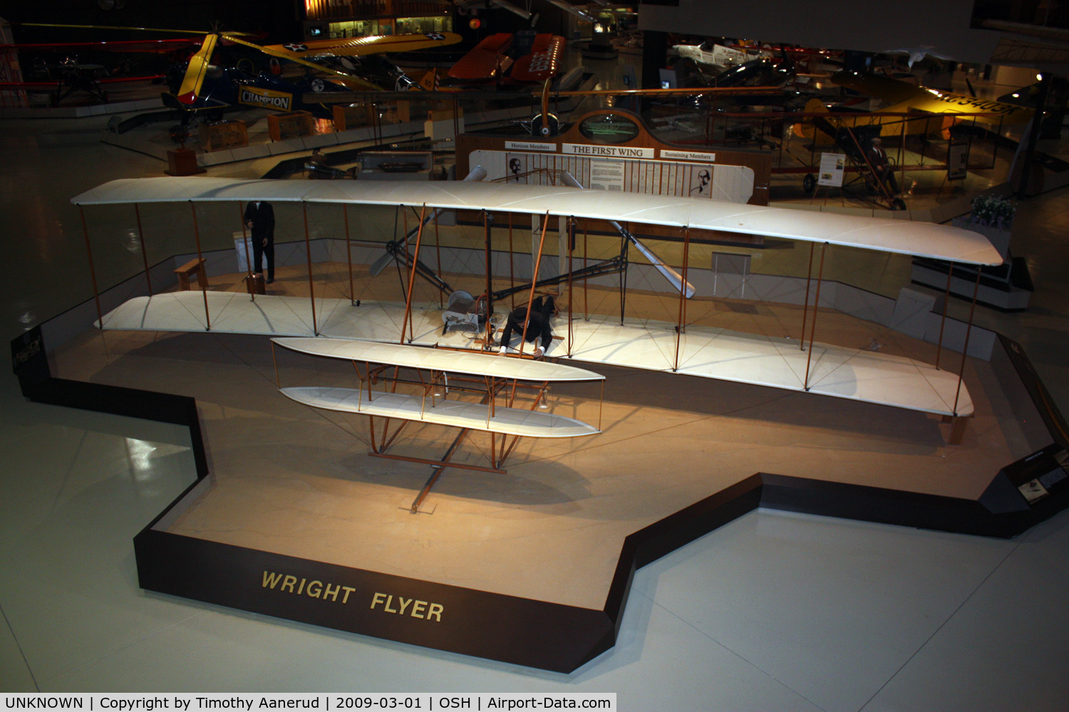 UNKNOWN, Wright Flyer 1 Replica C/N unknown, EAA AirVenture Museum