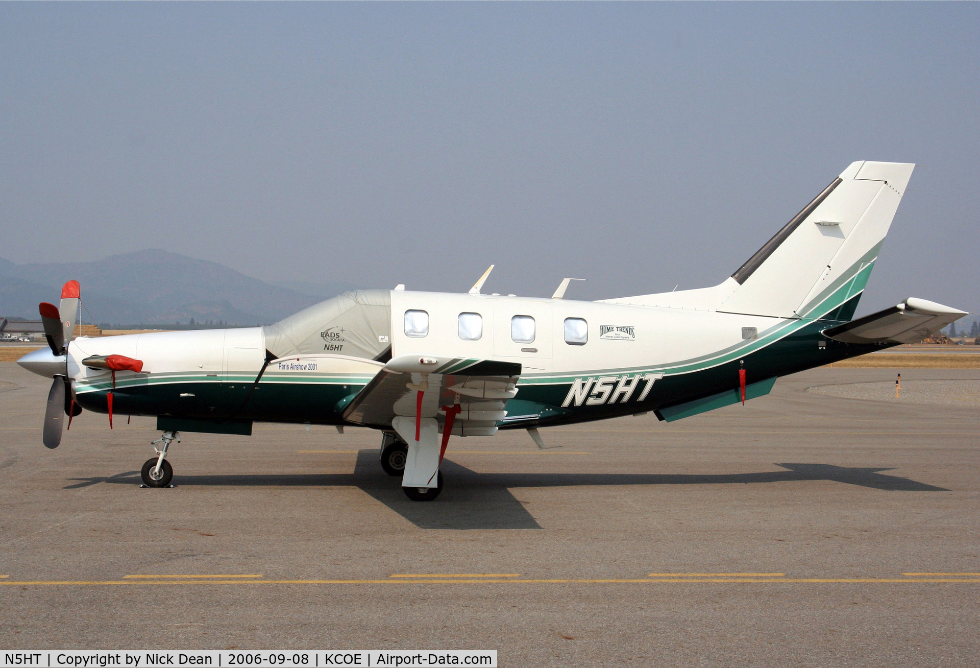 N5HT, Socata TBM-700 C/N 9, KCOE