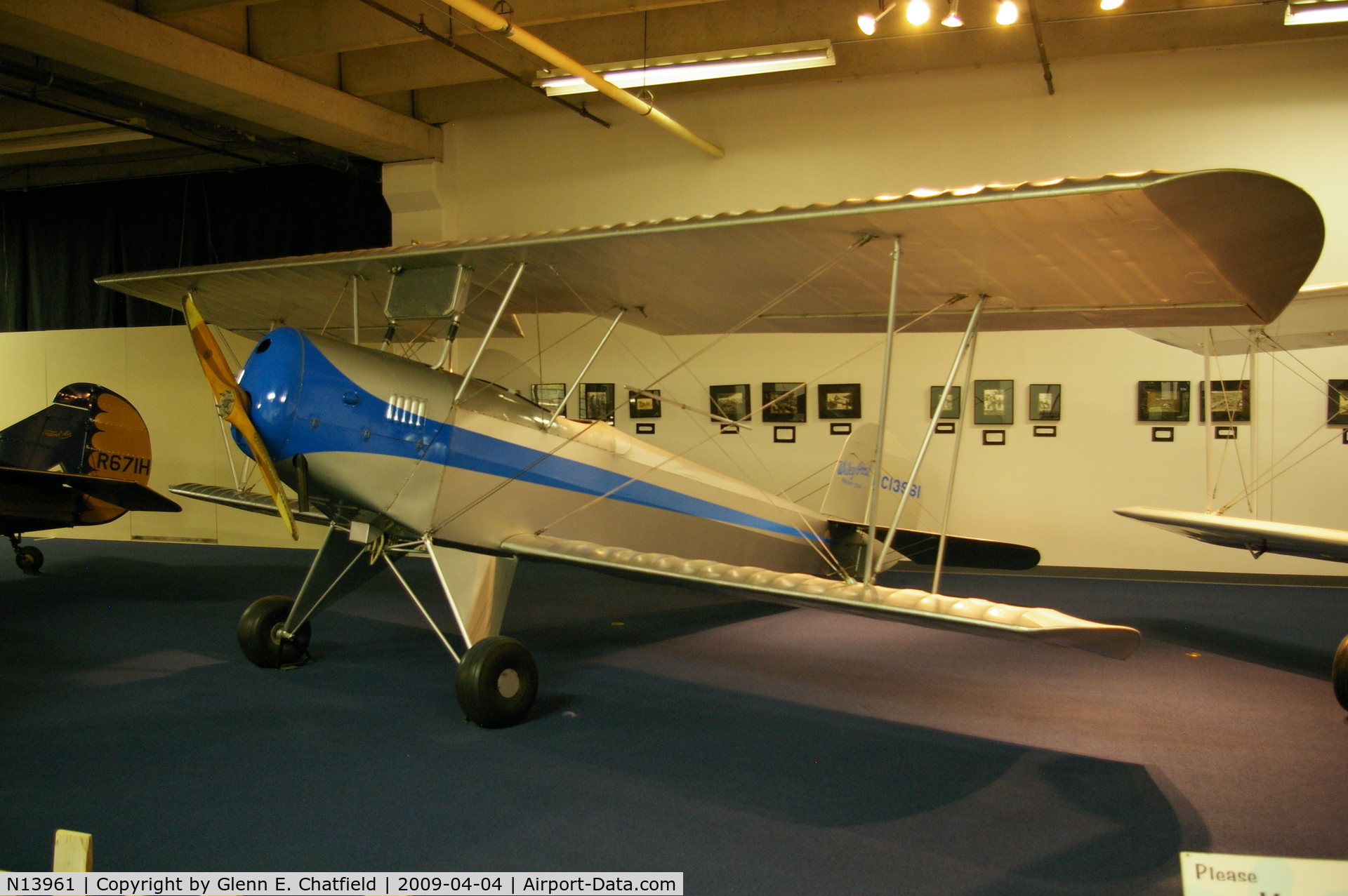 N13961, 1935 Post Aircraft Corp Wiley A C/N 12, At the Science Museum of Oklahoma in Oklahoma City
