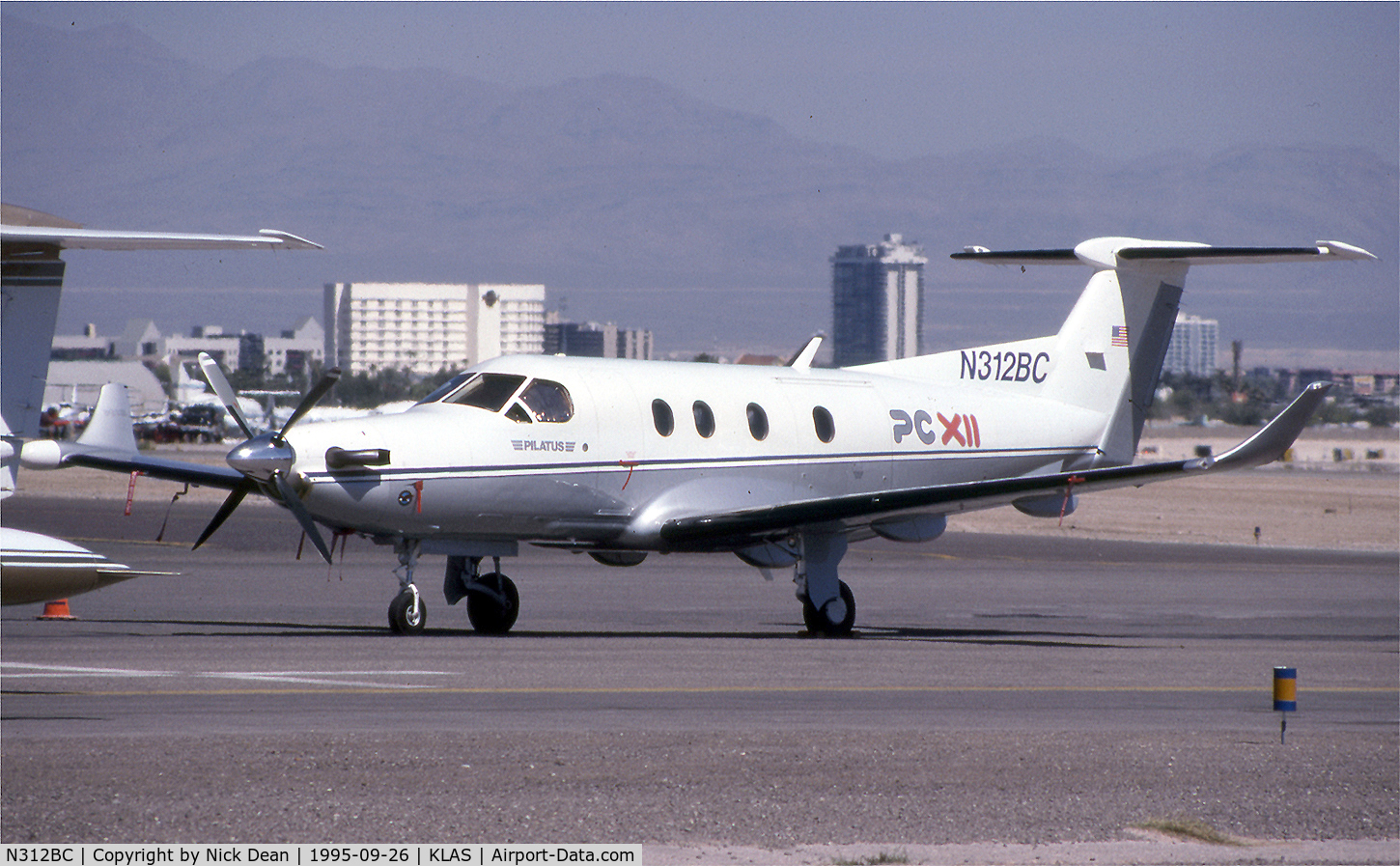 N312BC, 1994 Pilatus PC-12 C/N 101, KLAS