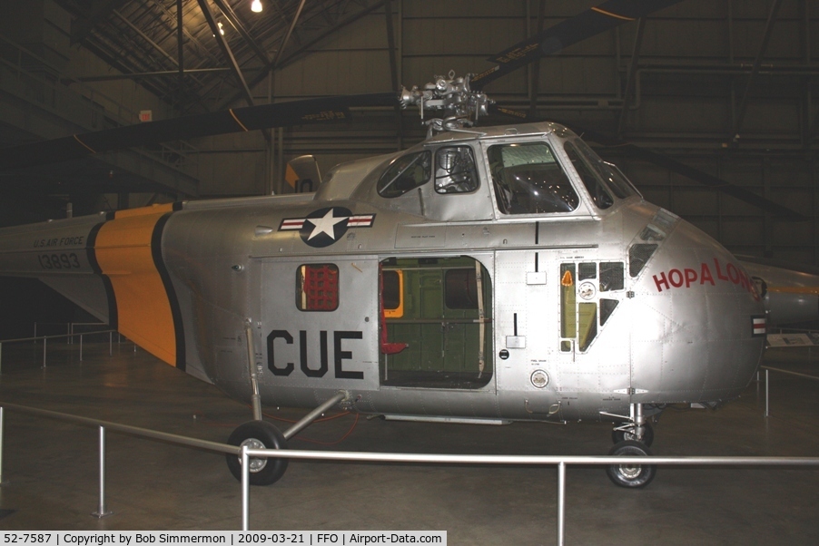52-7587, 1952 Sikorsky H-19B Chickasaw C/N 55734, 1952 Sikorsky UH-19B Chickasaw, painted up as the H-19A 
