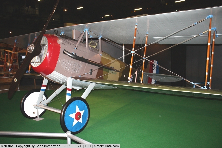 N2030A, 1918 SPAD S-XIII C1 C/N 1924E, Restored Spad XIII at the USAF Museum in Dayton, Ohio.