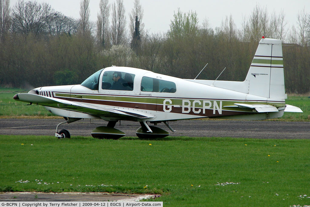 G-BCPN, 1974 Grumman American AA-5 Traveler C/N AA5-0665, Grumman AA-5 at Sturgate for Maintenance