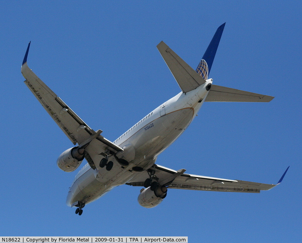 N18622, 1994 Boeing 737-524 C/N 27526, Continental 737-500