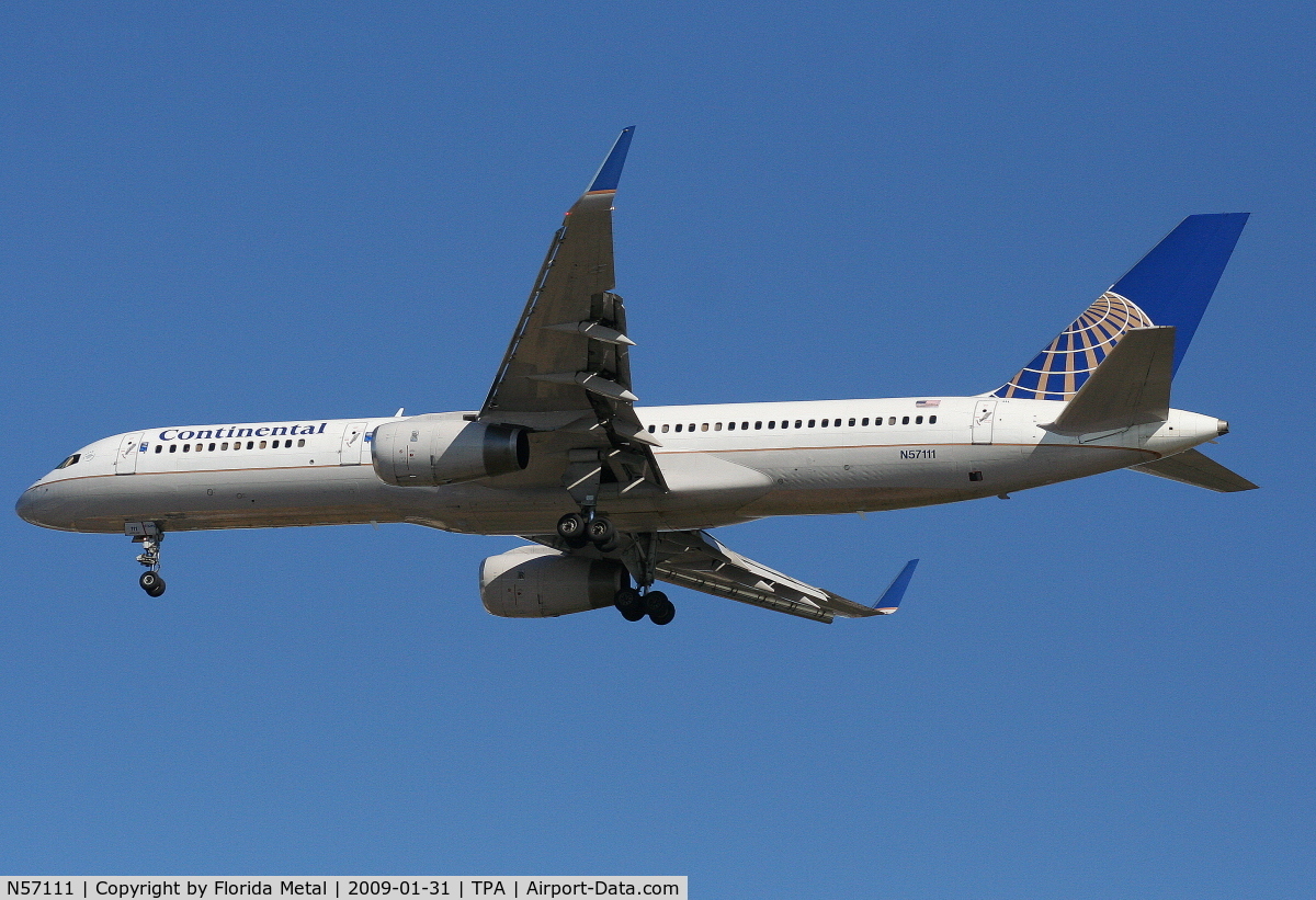 N57111, 1994 Boeing 757-224 C/N 27301, Continental 757-200