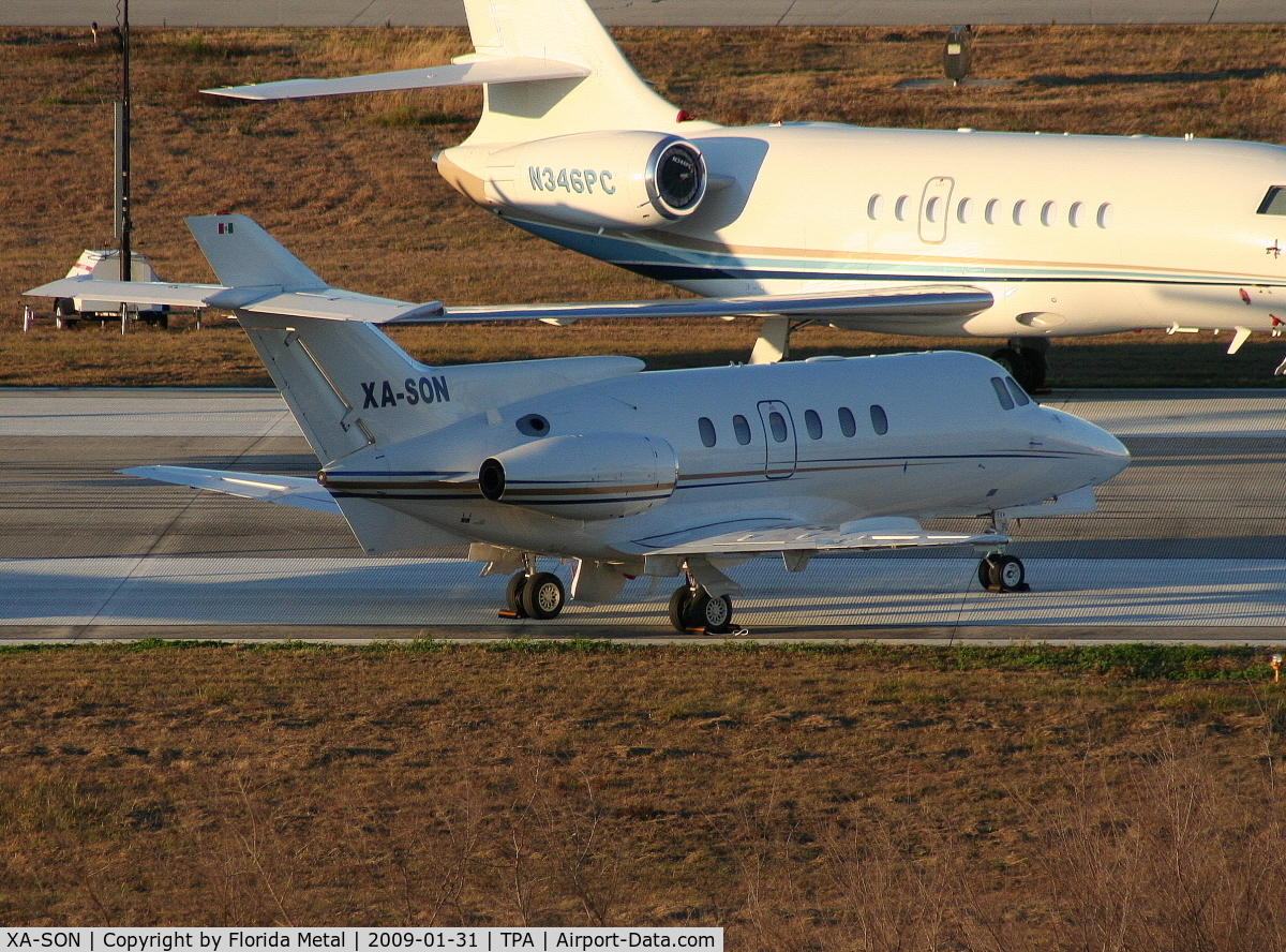 XA-SON, British Aerospace HS.125-700A C/N 257079, Hawker 800 from Mexico