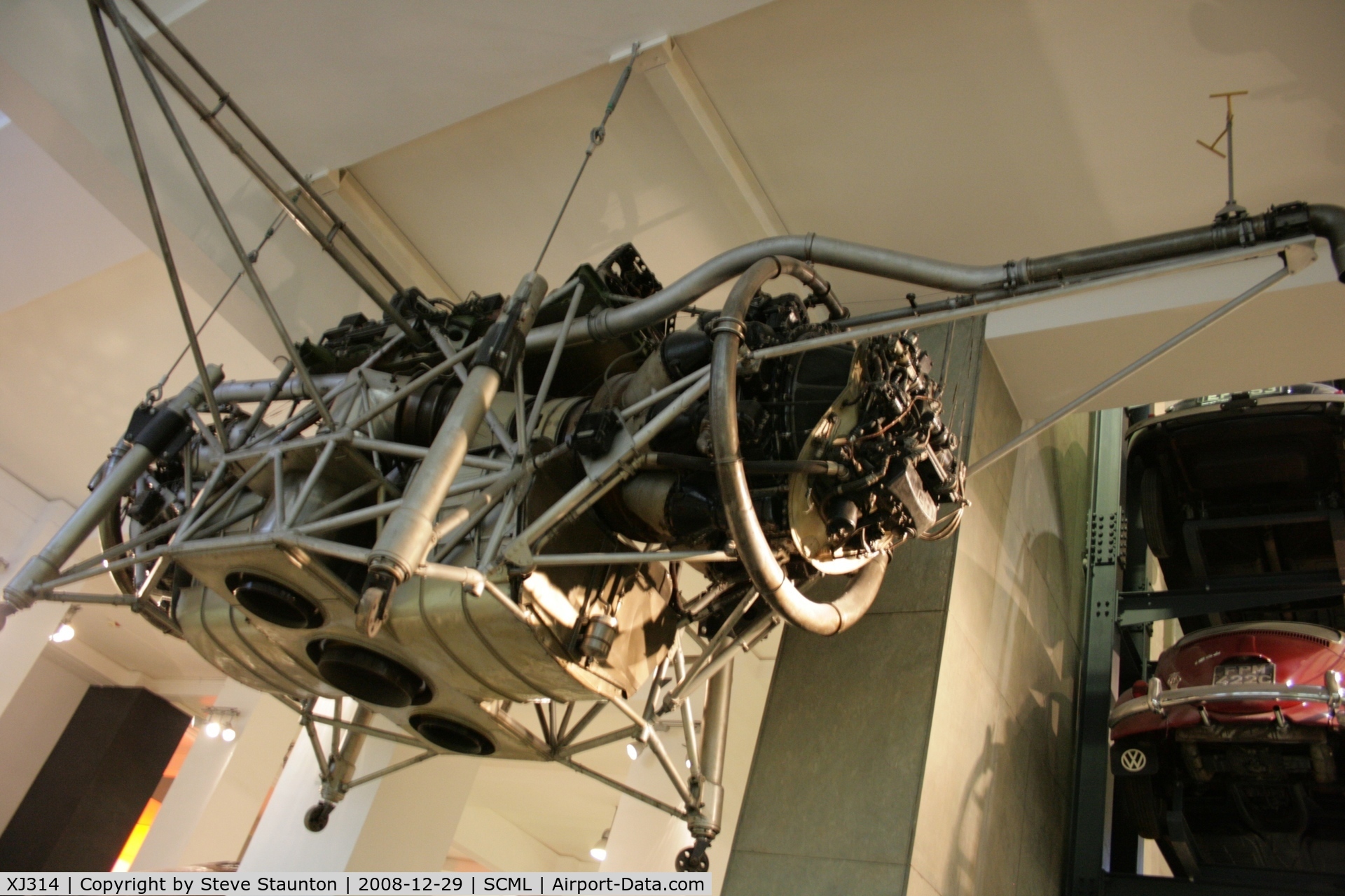 XJ314, Rolls-Royce Thrust Measuring Rig C/N 1, Taken at the Science Museum, London. December 2008