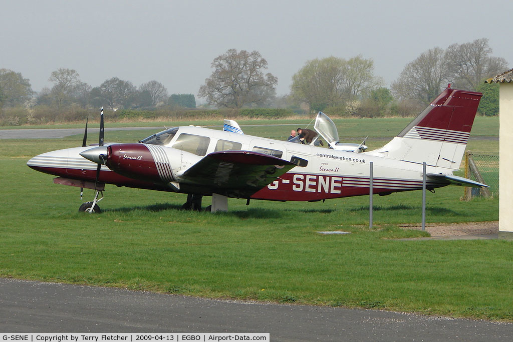 G-SENE, 1980 Piper PA-34-200T Seneca II C/N 34-8170069, Piper Pa-34-200T at Wolverhampton 2009 Easter Fly-In day