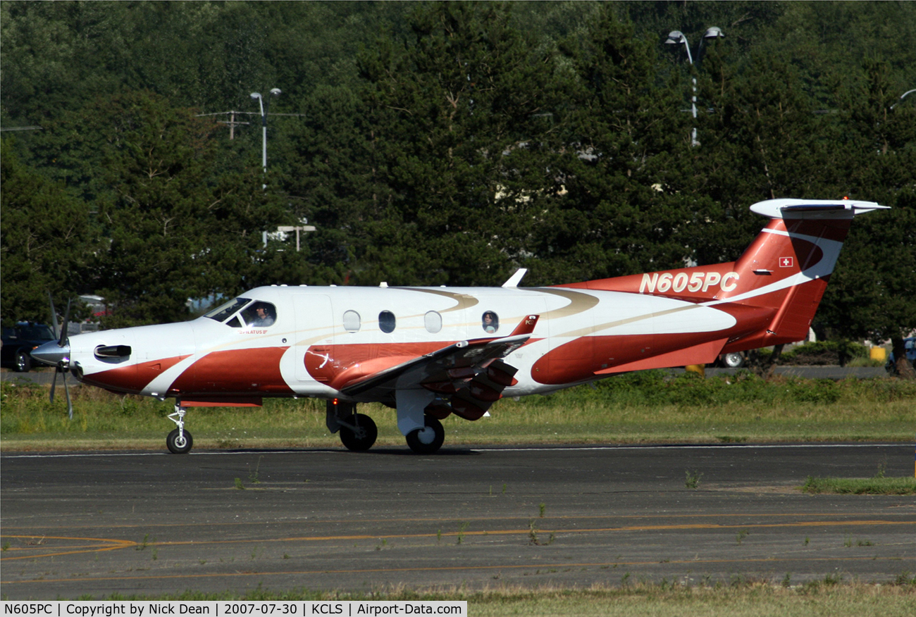 N605PC, 2004 Pilatus PC-12/45 C/N 605, KCLS