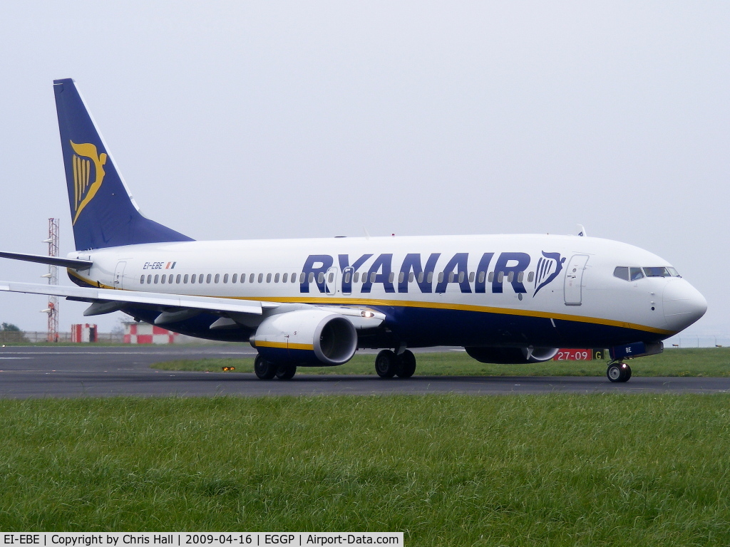 EI-EBE, 2009 Boeing 737-8AS C/N 37523, Ryanair