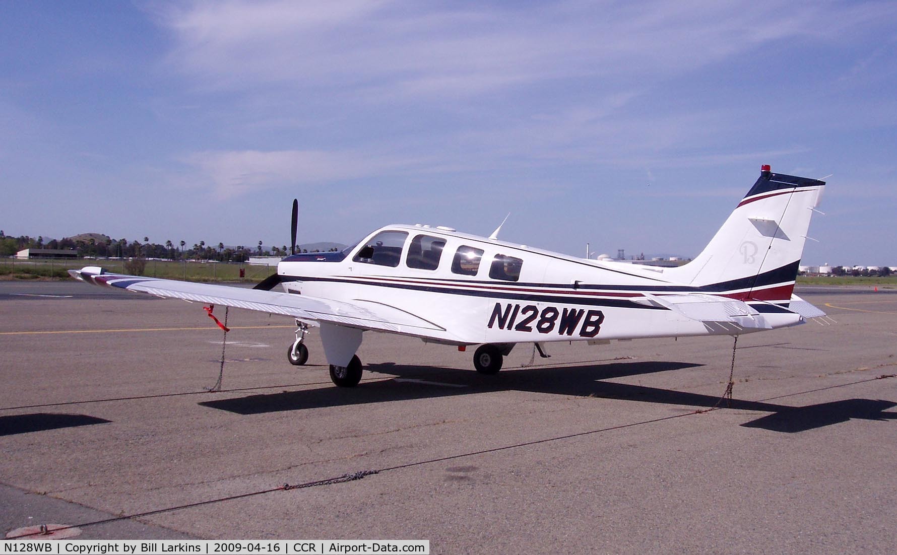 N128WB, Raytheon Aircraft Company G36 C/N E-3662, In for Beech owners seminar