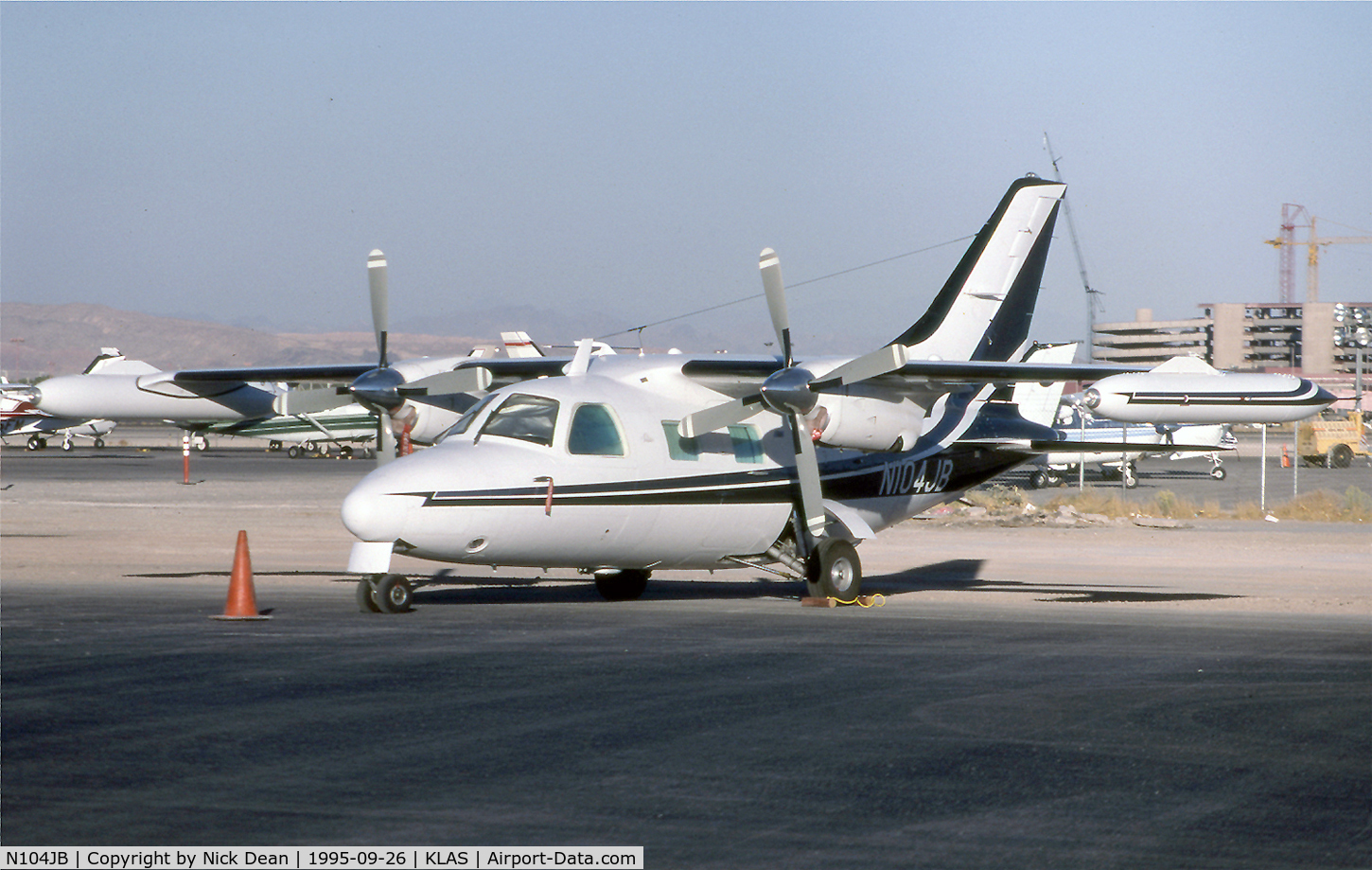 N104JB, 1980 Mitsubishi MU-2B-40 Solitaire C/N 435SA, KLAS