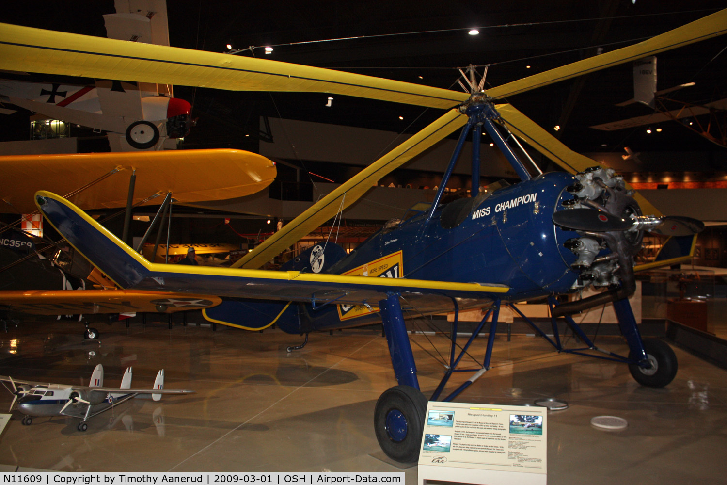N11609, 1931 Pitcairn-Cierva PCA-2 C/N B-27, EAA AirVenture Museum