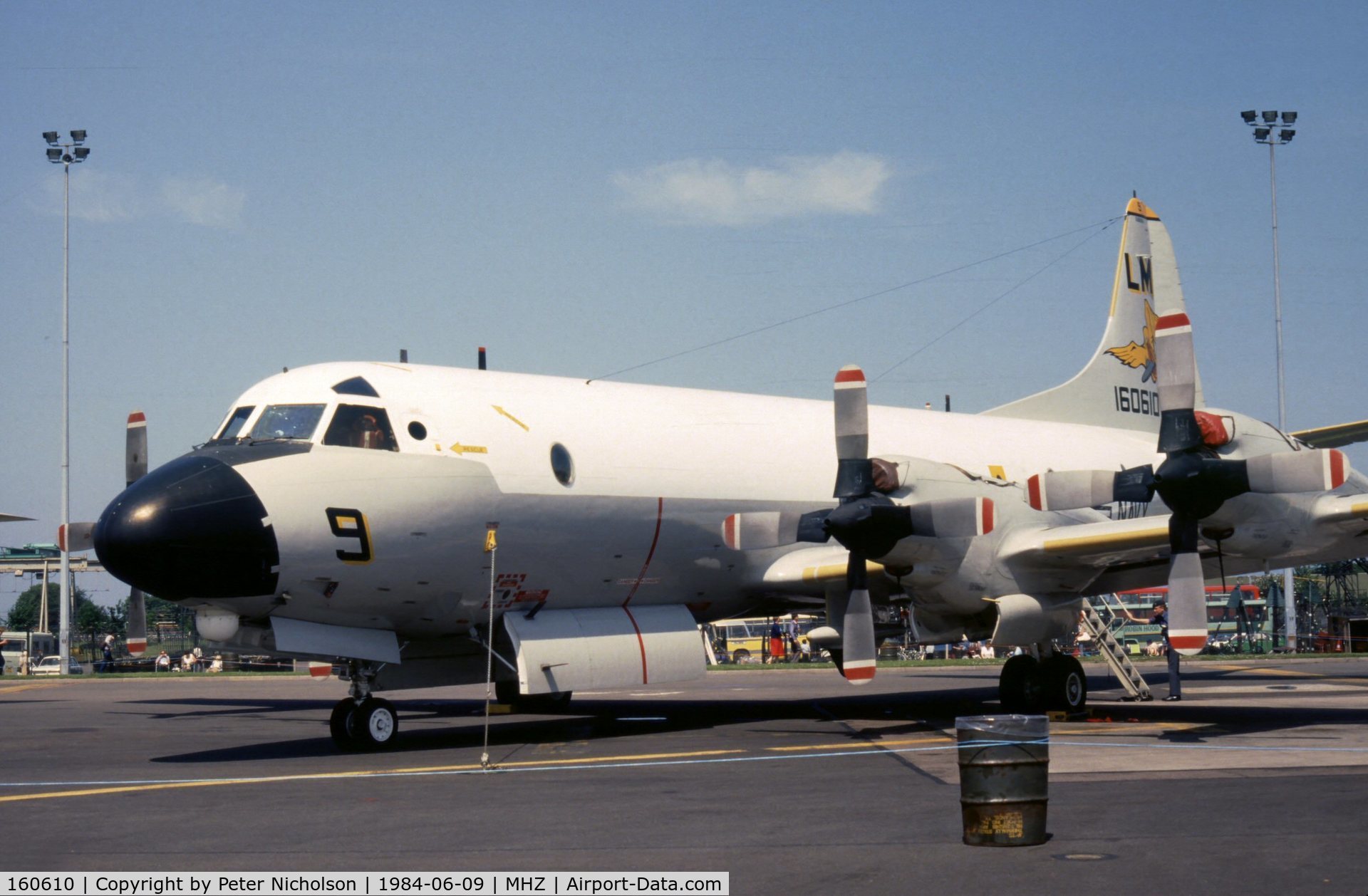 160610, Lockheed P-3C Orion C/N 285A-5659, P-3C Orion of Squadron VP-44 at the 1984 RAF Mildenhall Air Fete.