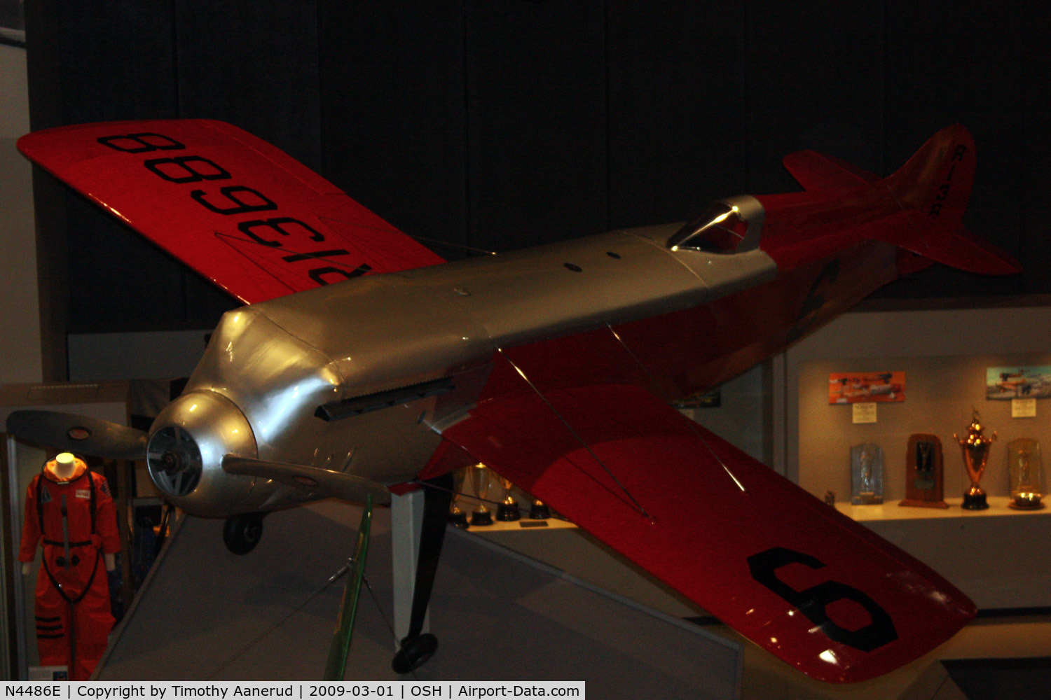 N4486E, Wittman D-12 Bonzo C/N 3, Wittman D-12 Bonzo Ex. N13688, EAA AirVenture Museum