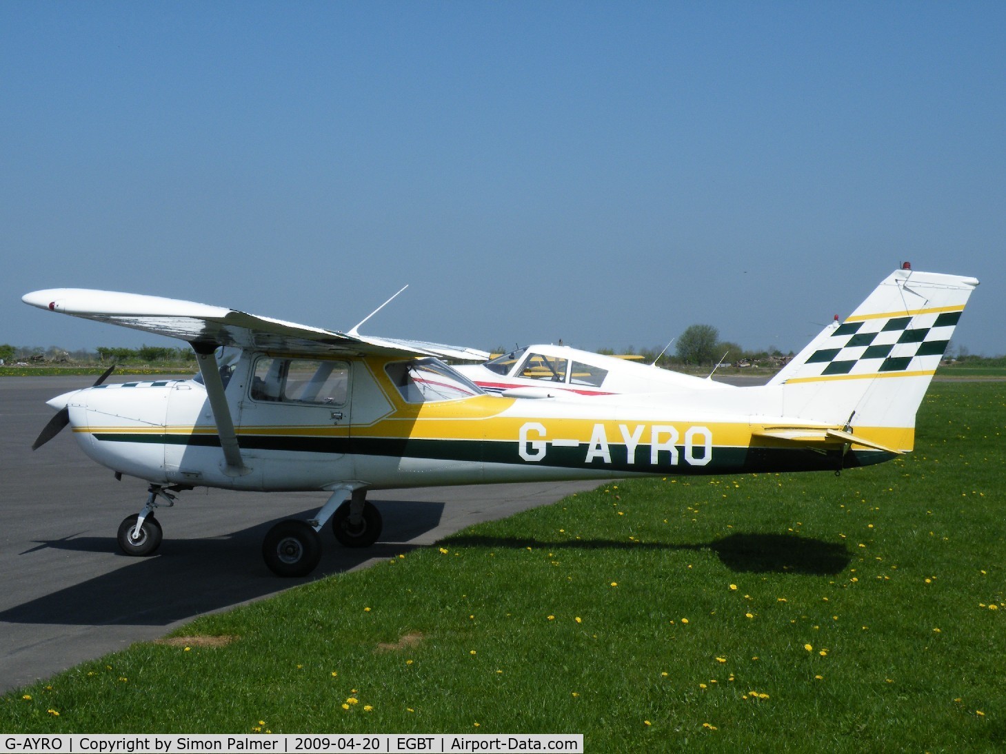 G-AYRO, 1971 Reims FA150L C/N 0102, Cessna Aerobat visiting Turweston