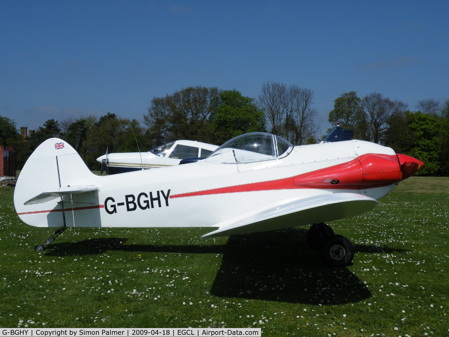 G-BGHY, 1986 Taylor Monoplane C/N PFA 1455, Taylor Monoplane visiting Fenland