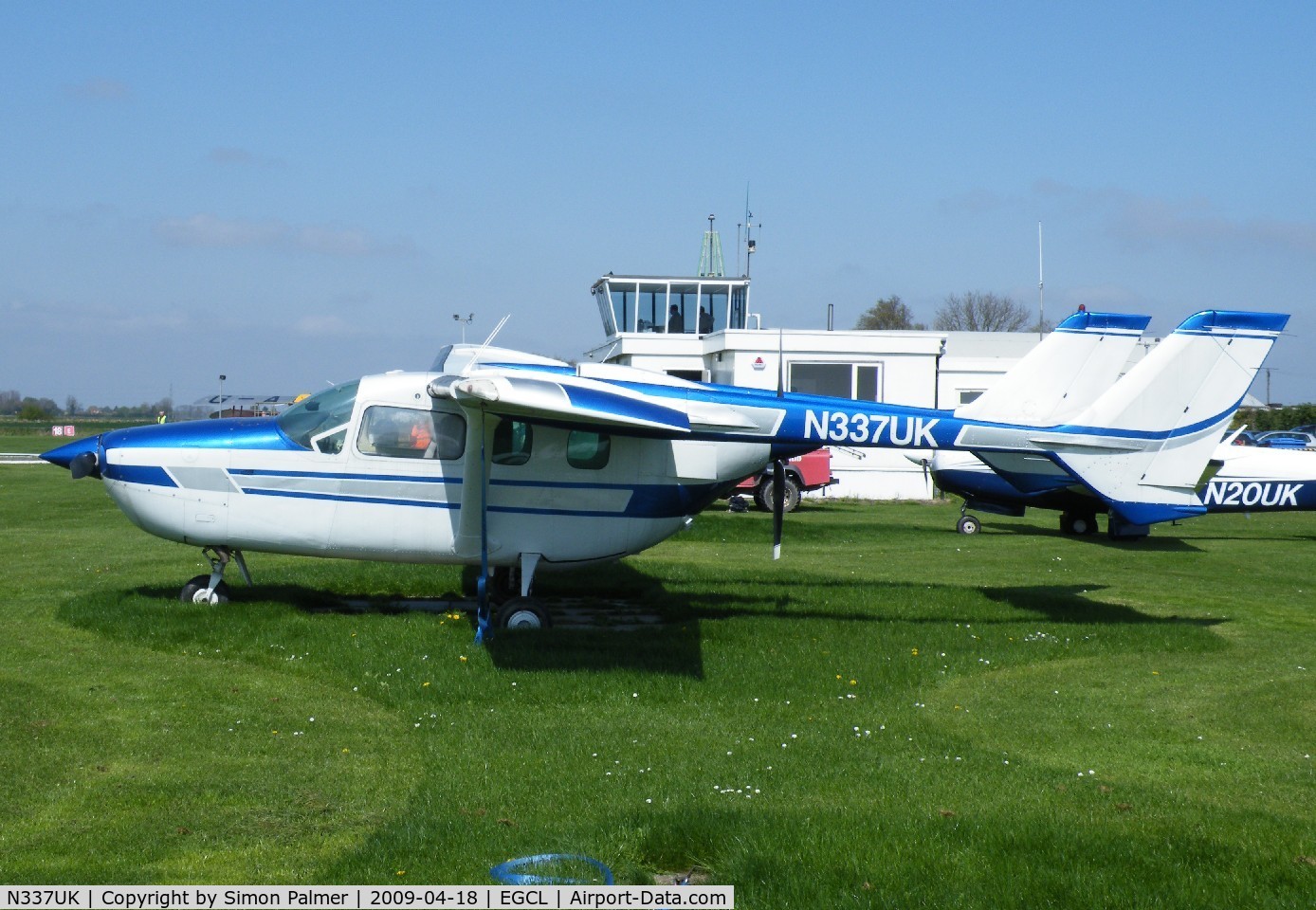 N337UK, Reims F337G C/N 0084, Cessna 337 seen at Fenland