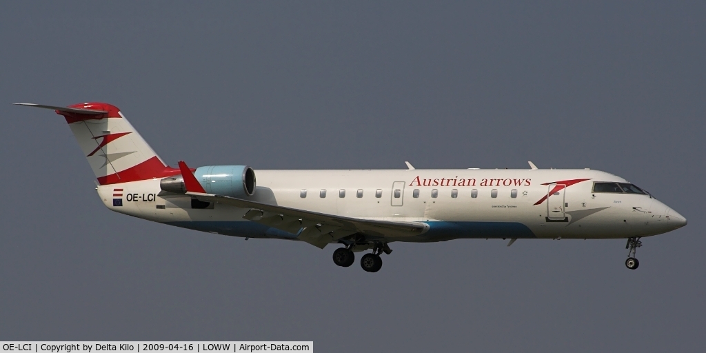 OE-LCI, 1996 Canadair CRJ-200LR (CL-600-2B19) C/N 7133, AUSTRIAN ARROWS